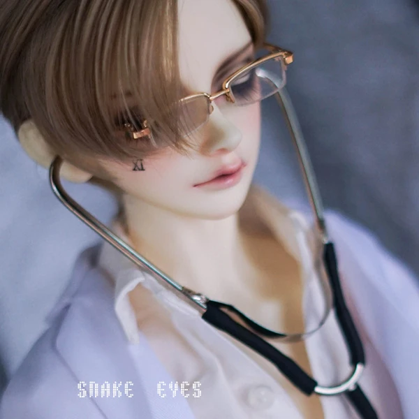 ใหม่Bjdตุ๊กตาDoctorโลหะหูฟังPhoto Propsเหมาะสำหรับ1/3ลุงตุ๊กตาอุปกรณ์เสริม