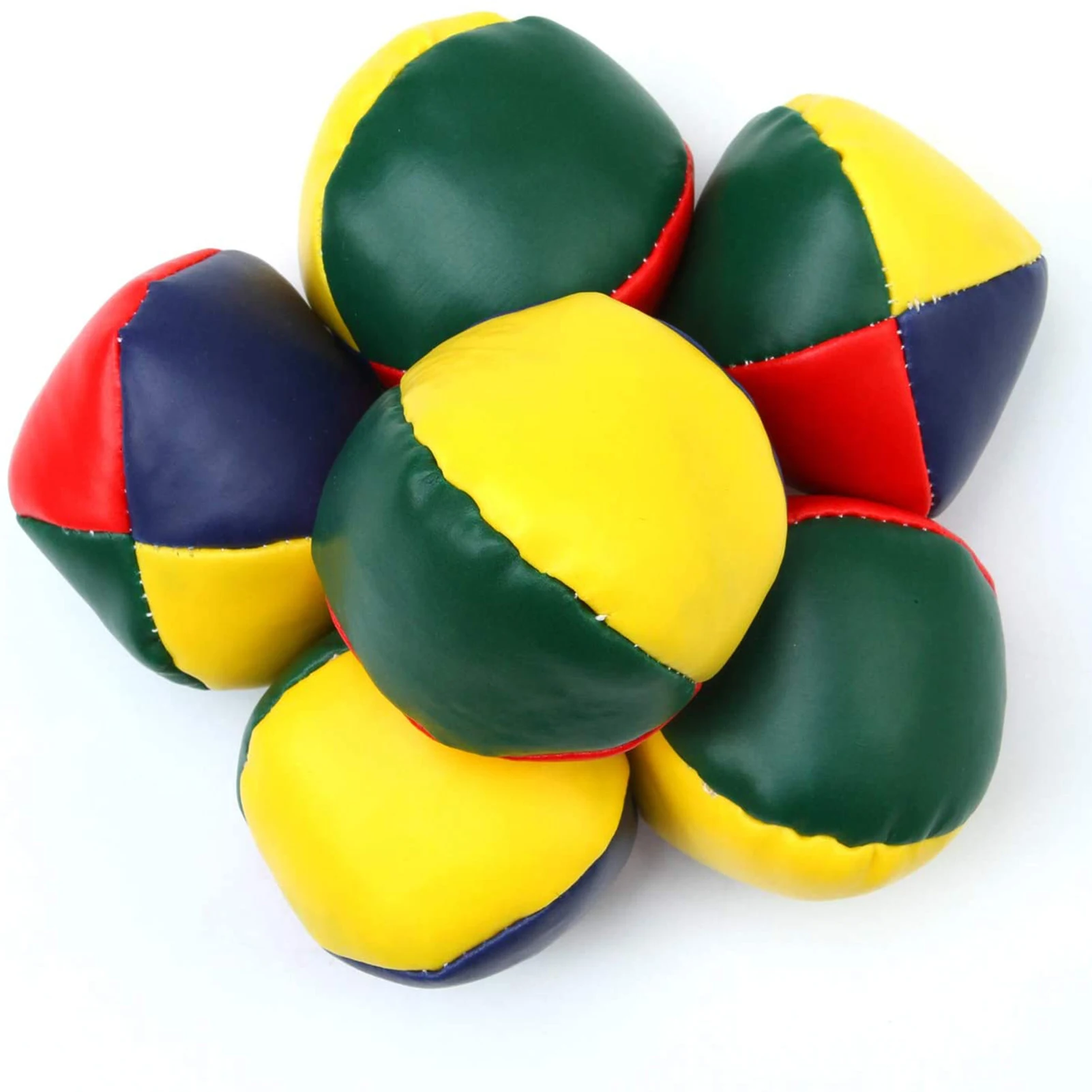 6pcs Clown Professional Juggling Ball Set Smooth Durable Toss Ball Educational Toy Children Sports Soft Stage Performance Adult
