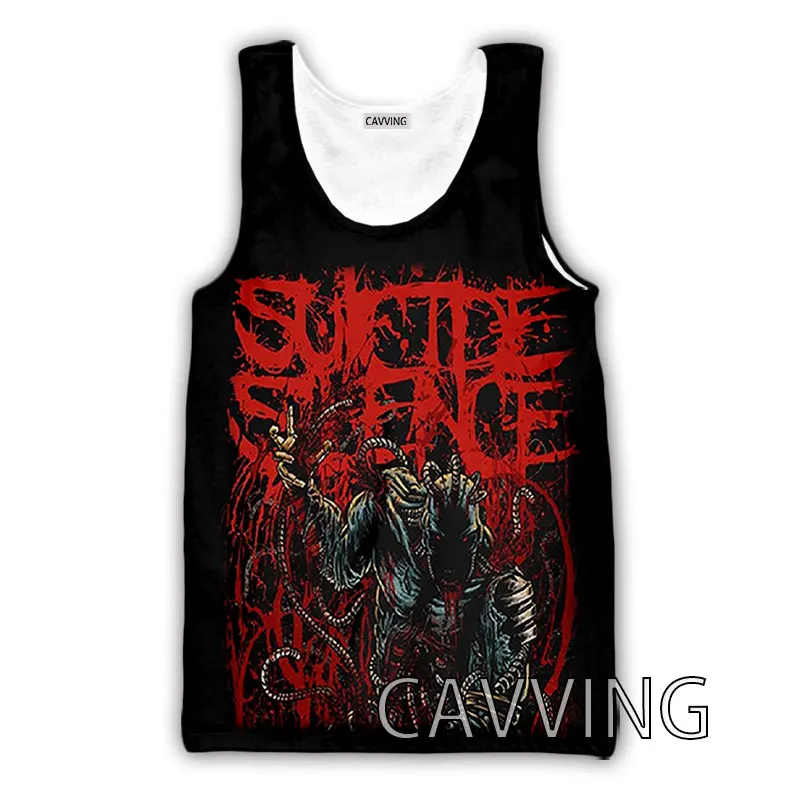 

CAVVING 3D Printed Suicide Silence Tank Tops Harajuku Vest Summer Undershirt Shirts Streetwear for Men/women V02