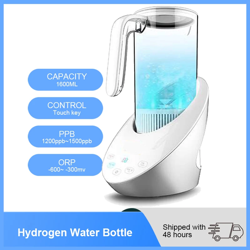 

YenvK 1.5L Rich SPE/PEM Hydrogen Water Bottle Alkaline Water Ionizer Machine 4 Mode Smart Touch Water filter Pitcher