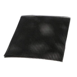 5pcs Black Plastic Drainage Mesh Sheet Bonsai Flowerpot Bottom Net Size 15x15cm