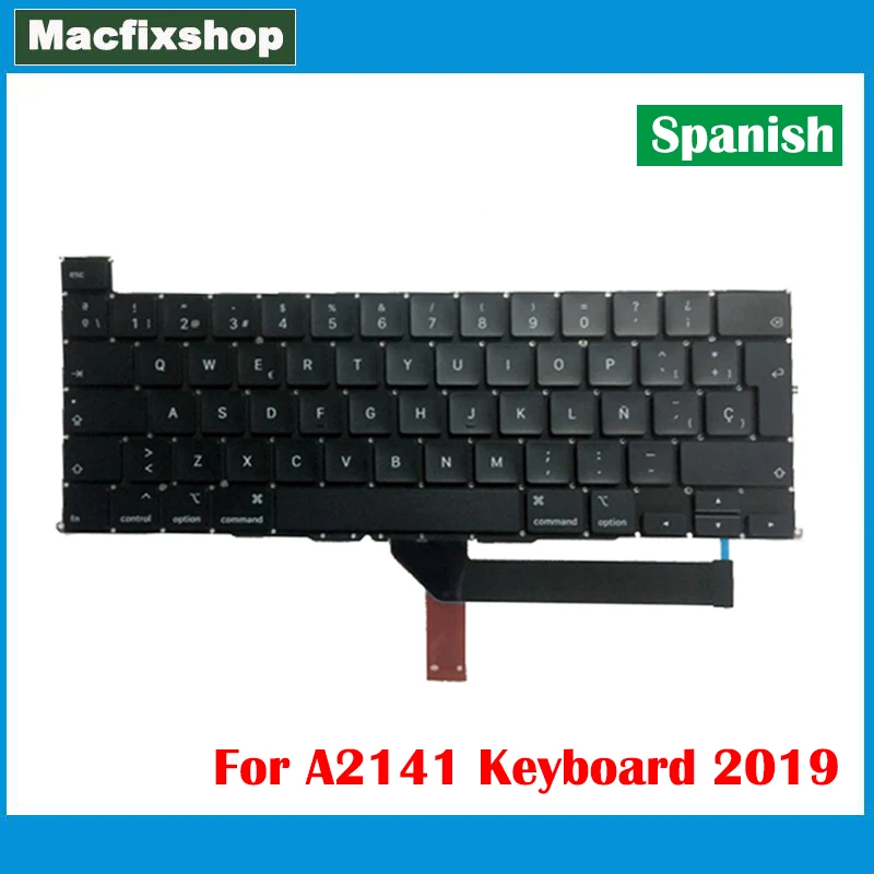 

Genuine A2141 Spanish Keyboard Replacement 2019 Year For Macbook Pro Retina 16 inch Spain SP EU A2141 Keyboard Tested EMC 3347