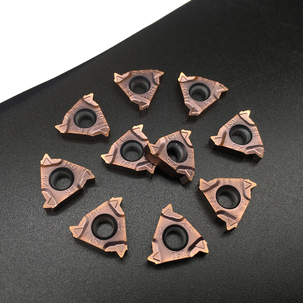10PCS 16ER M 2,5 ISO FT1125 Werkzeughalter Threading Einsätze CNC Drehen Werkzeug Edelstahl Und Stahl Teile Sind Universal drehmaschine