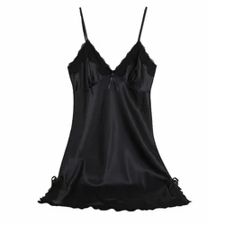 Robe de Nuit Sexy en Dentelle pour Femme, Lingerie d'Été, Nouvelle Collection