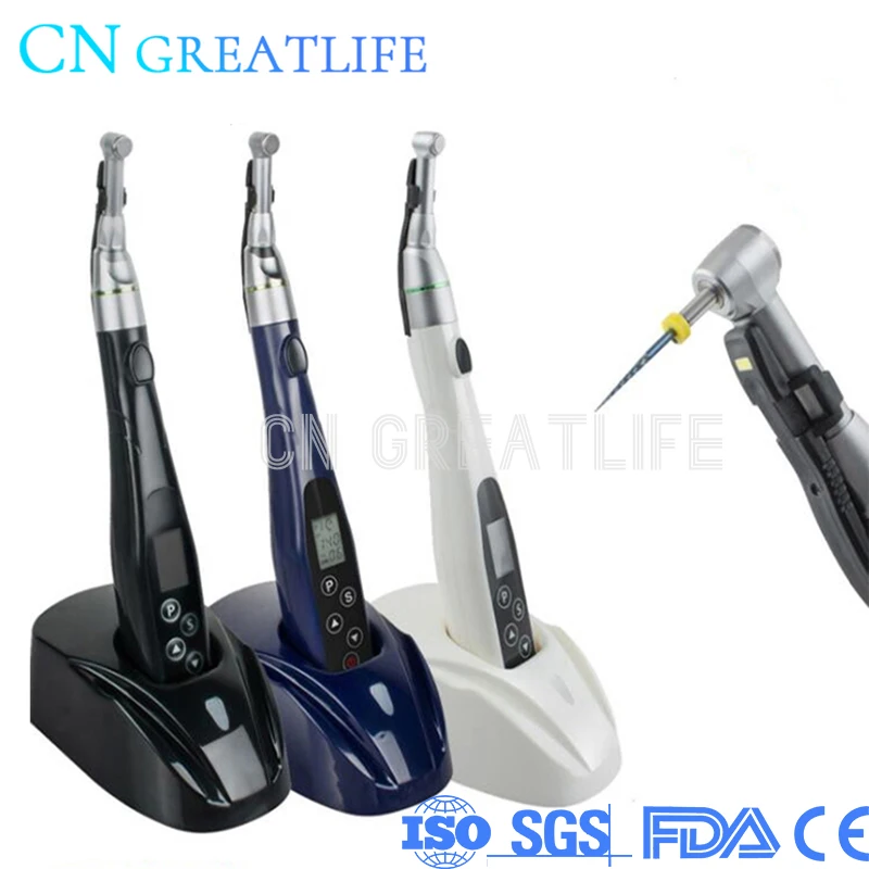 LED Dental Endo Motor Wireless 16: 1 Reduction Contra Angle Endo Mate Treatment Dental Intrument Spare Parts