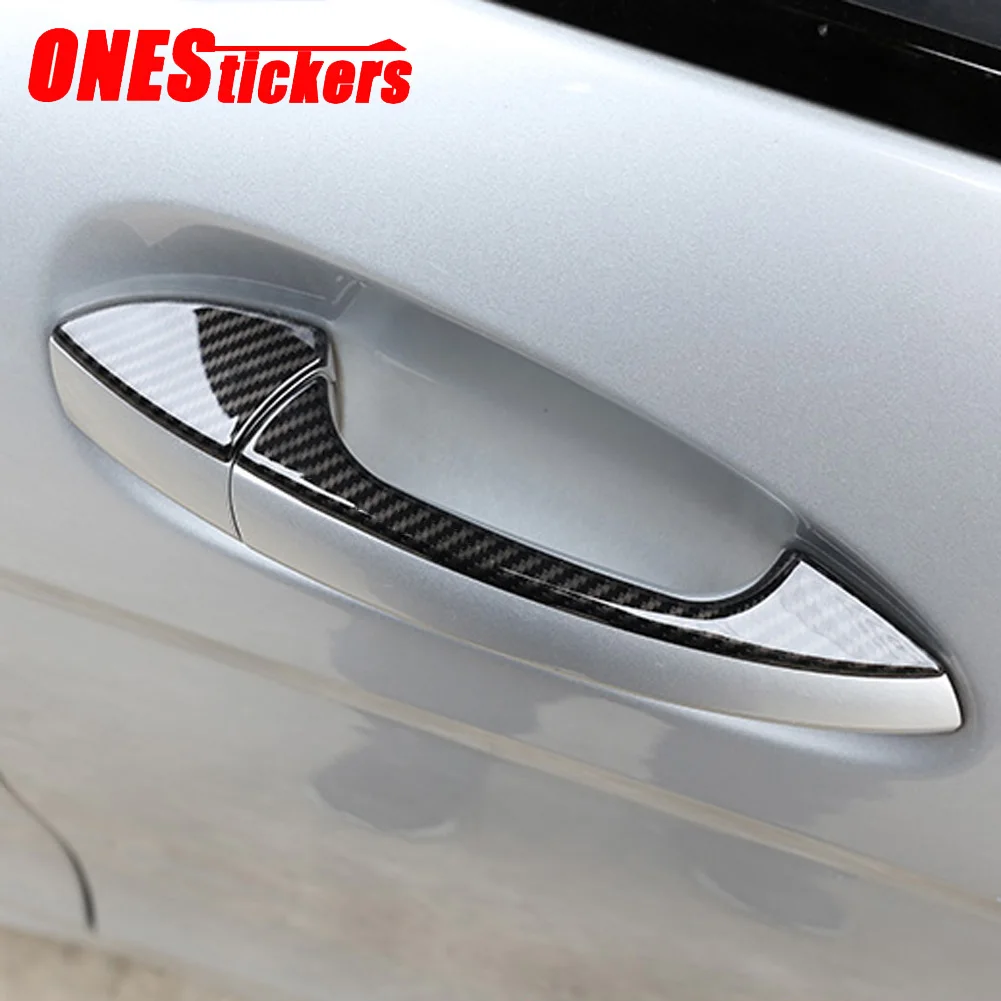 

For Mercedes Benz A B C E GLK ML GLE GL GLS CLA Class W176 W246 W204 W212 W166 Car Sticker Exterior Door Handle Bowl Trim Cover