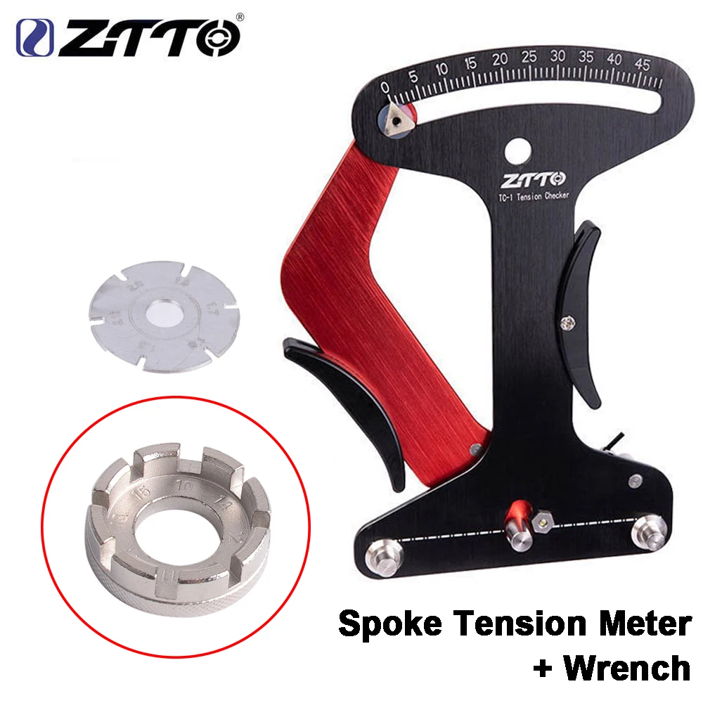 

Bicycle Tool Wheel Spoke Tension Meter CNC MTB Road Bike Wheel Spokes Checker Reliable Indicator Accurate and Stable Bike Tools