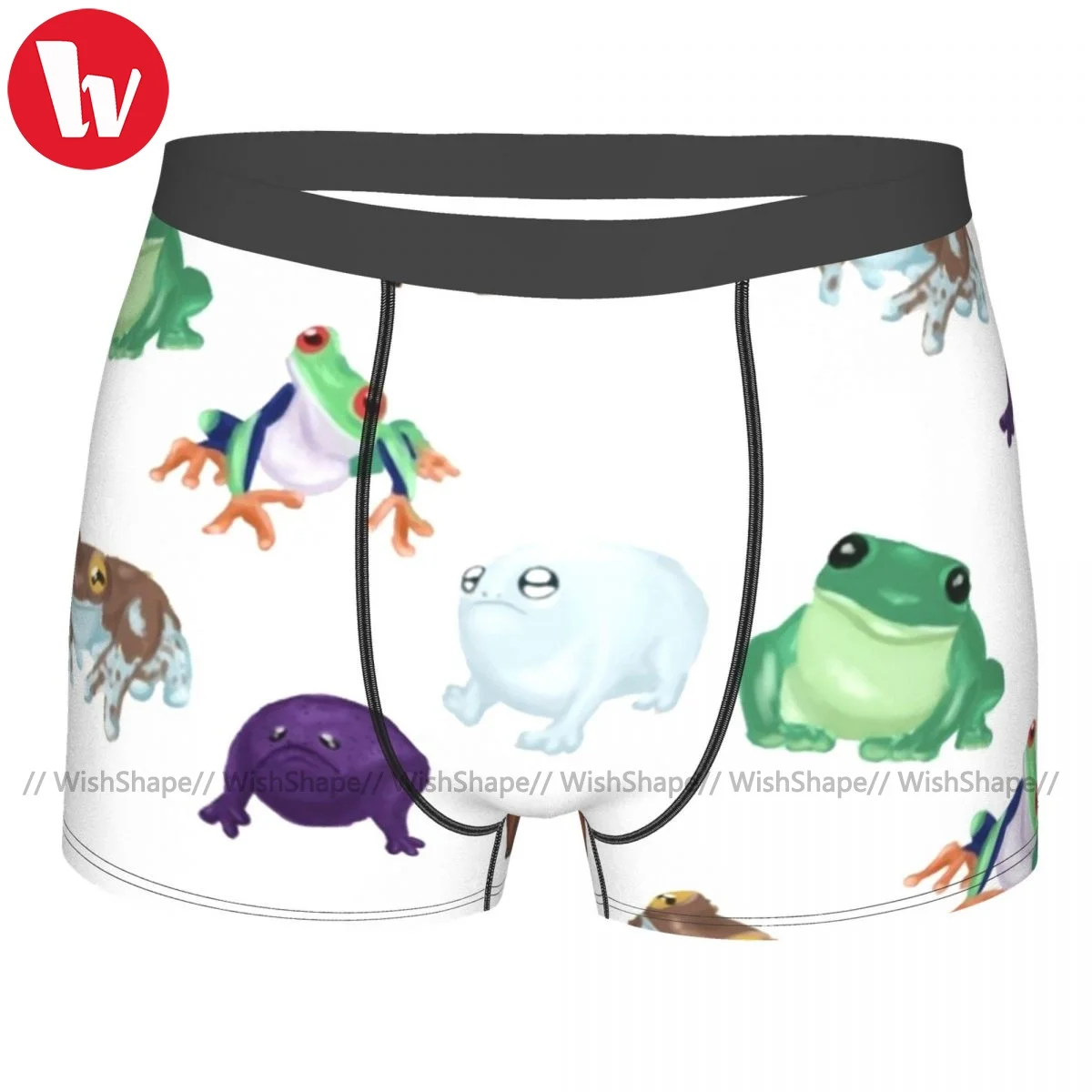 

Frog Underwear Trenky Polyester Funny Trunk Male Sublimation Printed Boxer Brief