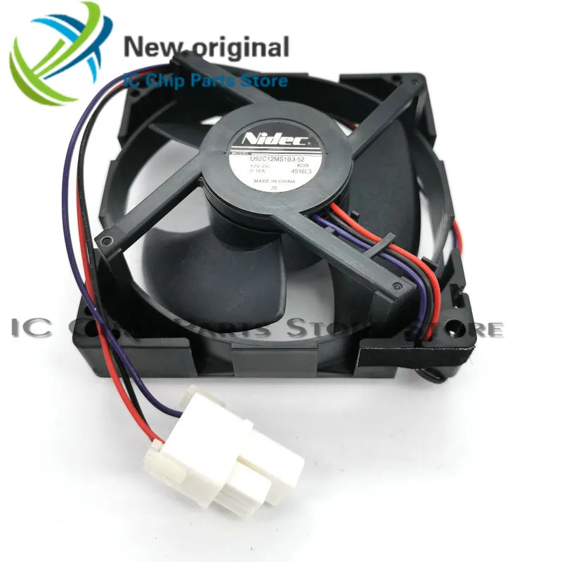 Ventilateur de refroidissement réfrigéré, pour nidec 9CM U92C12MS1B3-52 12V 0.16A hzdo, Original, nouveau