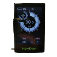 KEY DISP LCD KD718 USB Port Display(customized) EBike Instrument Monitor e-Bike Speeder updated Parts Panel Bafang  LED TFT Kit