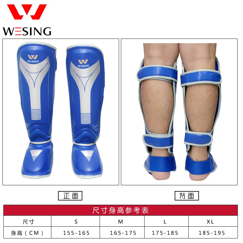 Wesing Muay Thai Boxing Shin And Instep Guards Leg Pads protector For Sparring