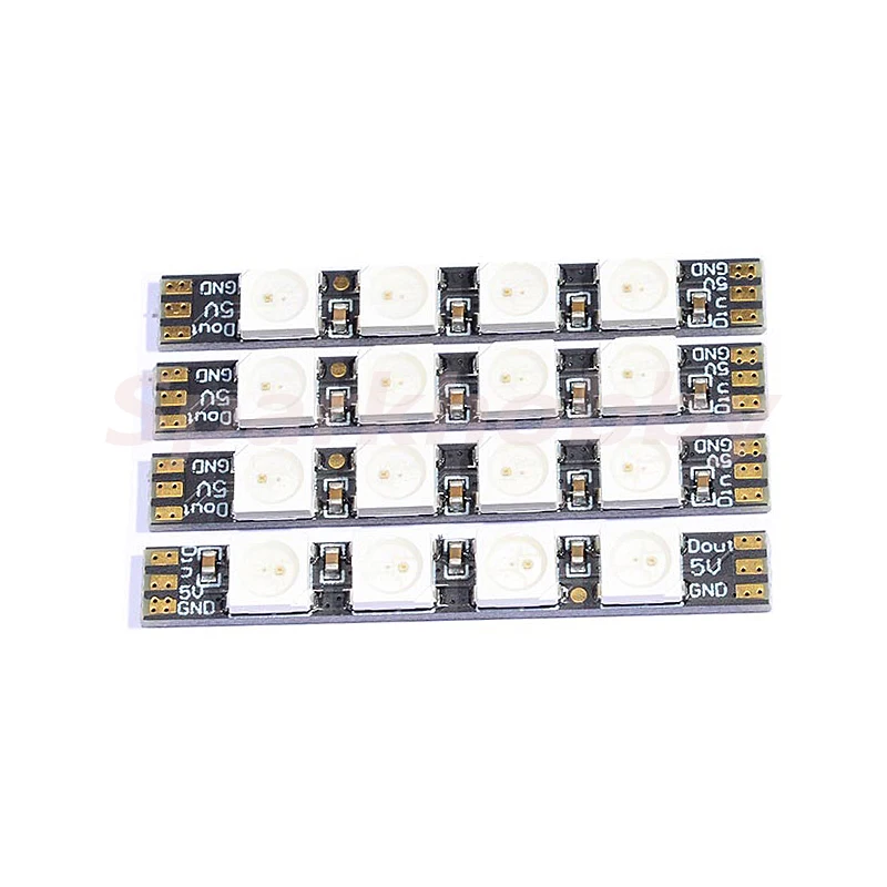 1SET/4PCS PandaRC LED0539 LED light WS2812 5V RGB Programmable Highlight Light strip with cable for RC FPV drones F3/F4 FC ACCS