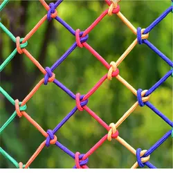 Child Color Safety Net Balcony Railing Stairs Anti-Falling Fence Net Mesh Playground Guardrail Kids Climbing Net Protection Net