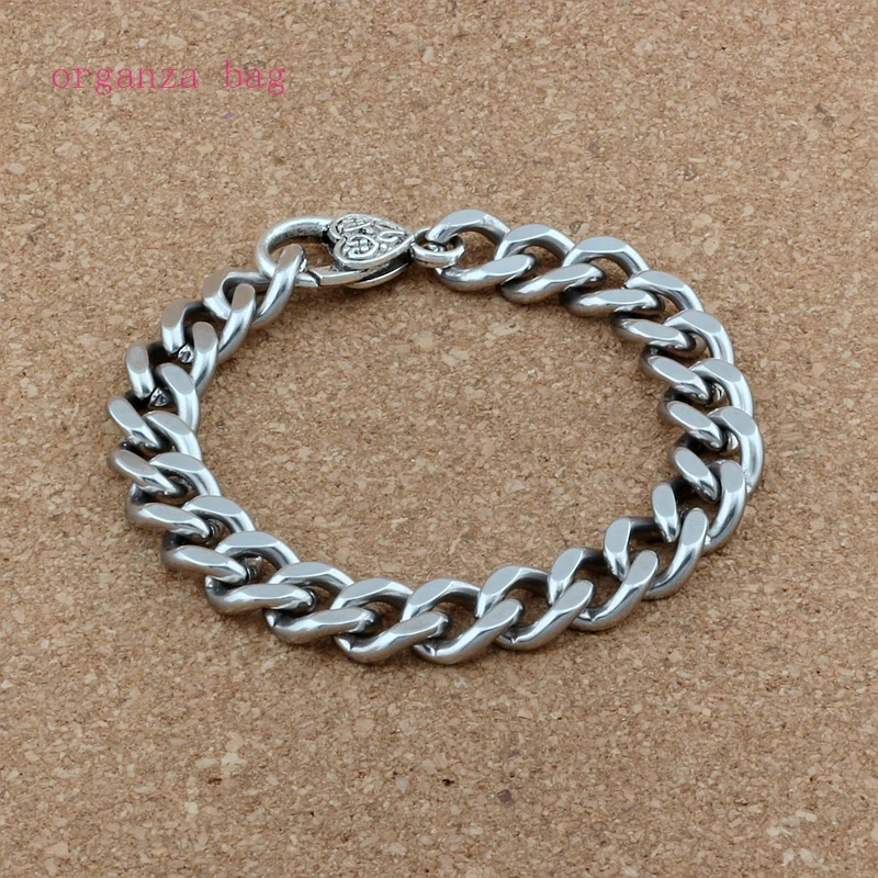 

10pcs11mm Mens Cuban Miami Link Bracelet Stainless Steel Chain Bracelet Fashion Men Jewelry C-38