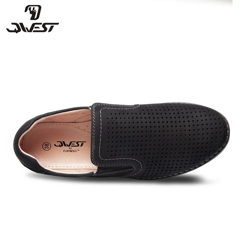 School shoes Qwest 82t-jsd-0870 boys shoes with leather insole shoes for children 35-40 #