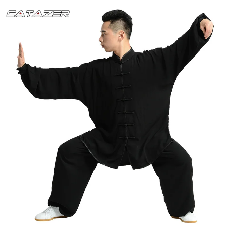 

Tai Chi Uniform Taiji Boxing Performance Clothing Autumn Martial Art Practice Serve and WomenSuit Wing Chun Uniform