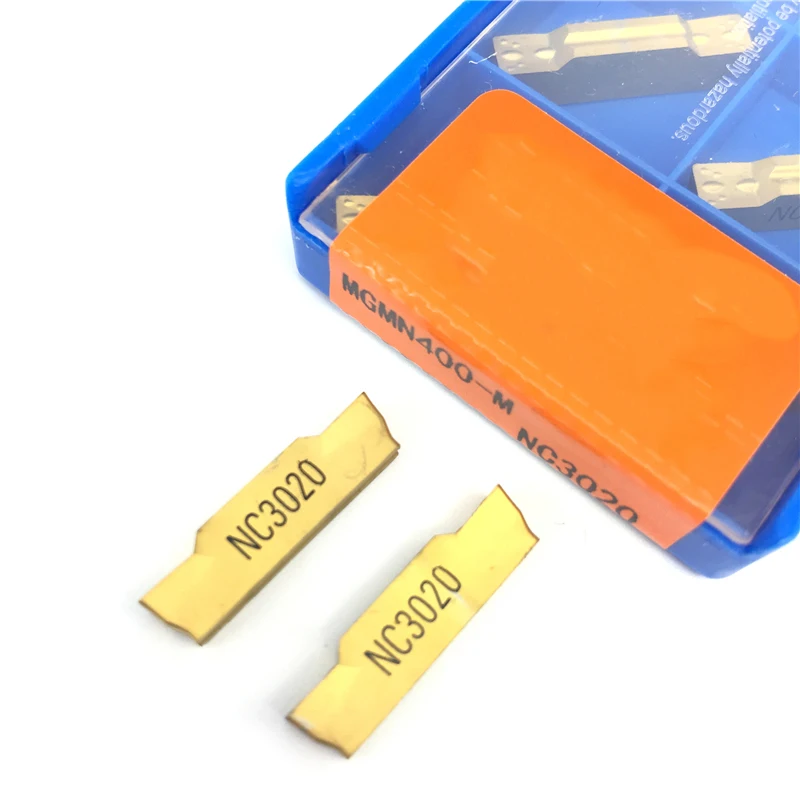 10pcs 4mm MGMN400 M NC3030 NC3020 PC9030 คาร์ไบด์ร่องแทรก MGMN 400 เครื่องมือ parting