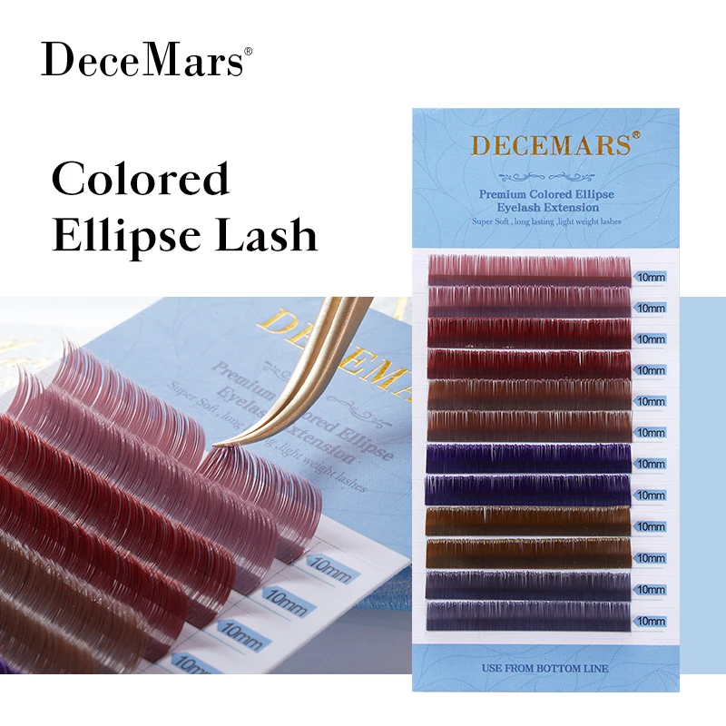 DeceMars  Colored Ellipse Eyelash Extension