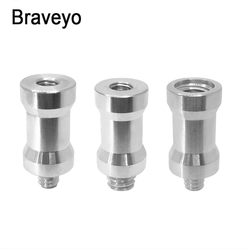 Conversion Screw 1/4 to 3/8 M8 M6 Screw Flash Stand Ballhead Monopod Adapter Screw Photography Accessories for SLR Camera Tripod