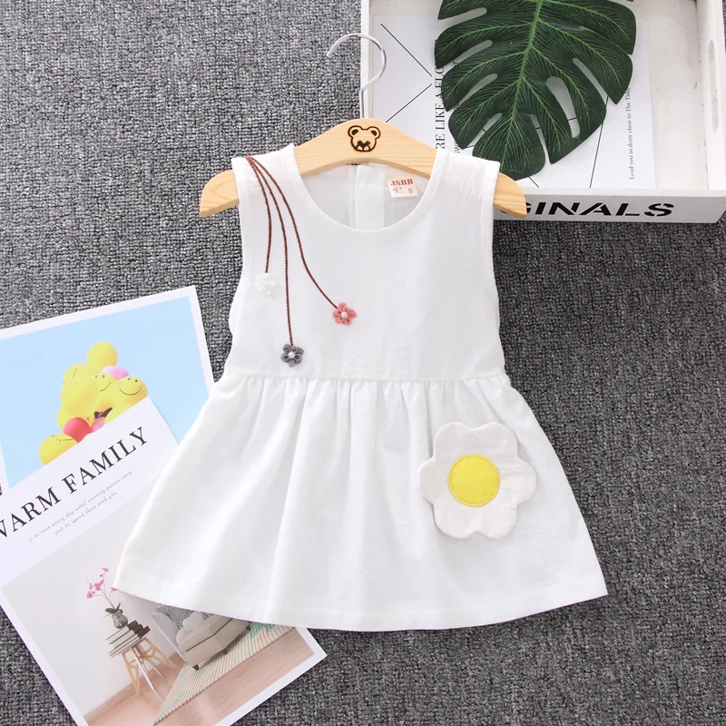 New Summer Baby Fashion Clothes Children Girls Cute Lace Dress Kids Plaid Costume Infant Casual Clothing Toddler Cotton Dress