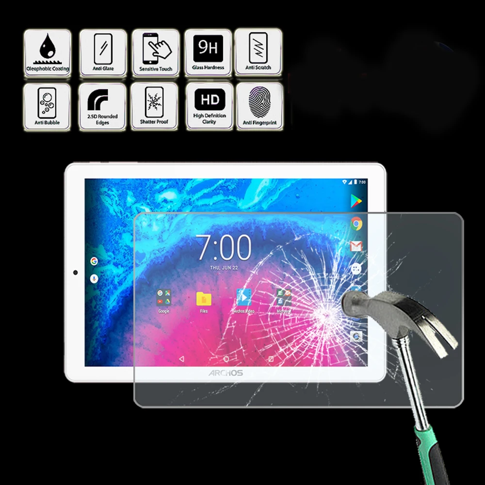 

Защитная пленка из закаленного стекла для планшета ARCHOS Core 101 3G V2 - Защитная пленка для экрана с защитой от отпечатков пальцев