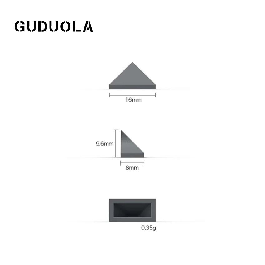 Guduola Special Bricks 3048 Slope 1x2 (45°) Triple with Inside Bar MOC Building Block Small Particle Parts Toy 80pcs/LOT