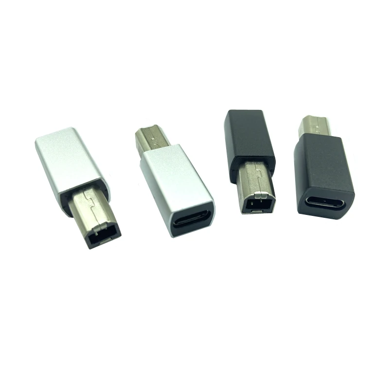 Type C Female Connector To USB 2.0 B Type Male Data plug Adapter For Cell Phone Printer Hard Disk File Transfer Fast conventer