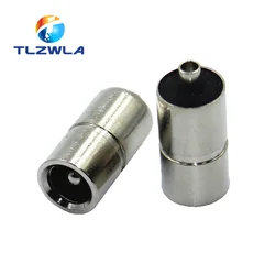 10PCS Female DC Power plug 5.5*2.1mm 5.5x2.1mm 5.5x2.5 5.5*2.5 mm Copper Female Connector For Welding