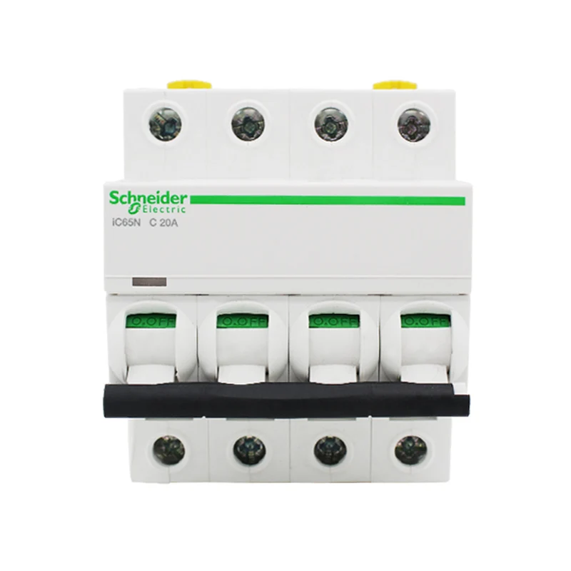 

AC 4P C6A 10A 16A 20A 25A 32A 40A 50A 63A Miniature Circuit Breaker Acti 9 Series Leakage Protector Air Switch