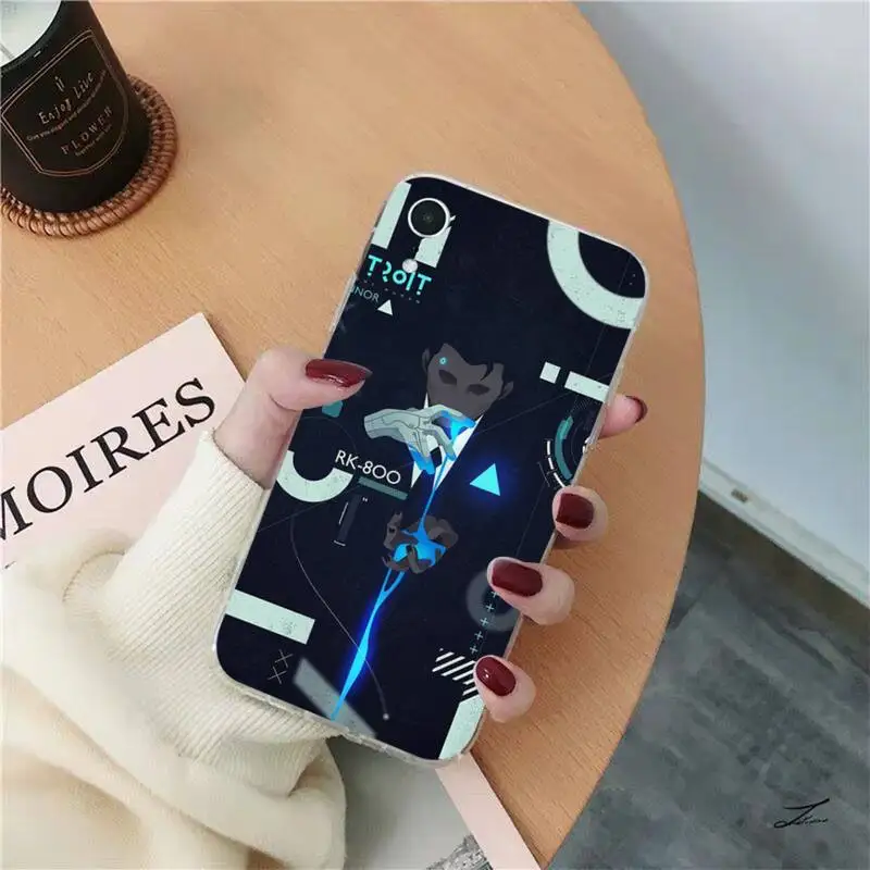 Detroit Become Human Android RK800 Connor Kara  Phone Case for iPhone 13 11 12 pro XS MAX 8 7 6 6S Plus X 5S SE 2020 XR case