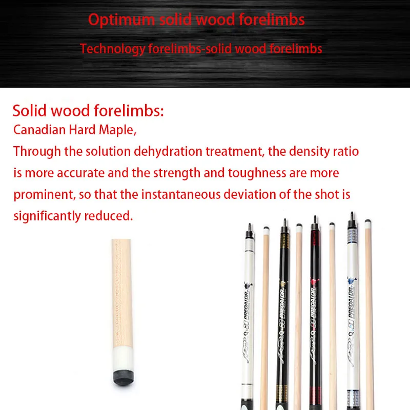 2021 NEW PREOAIDR    Q1 Q2 Q3 Q4 Billiard Cue  11.5mm 13mmEight Ball Nine Ball First Angle Black 8  China