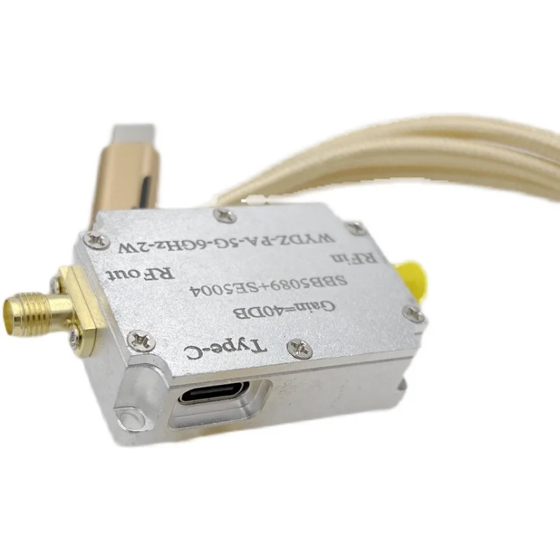 SBB5089+SE5004 5GHZ to 5.8Ghz 2W High Linear RF power amplifier transmission signal  FOR 5G 5.2G 5.8G wifi Ham Radio AMP