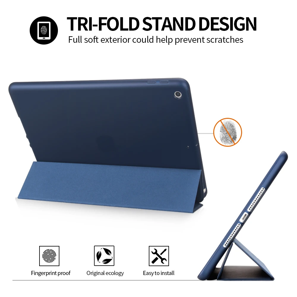 Fall Für iPad 9,7 2018 2017 Fall Leder Flip Stand Fall Für iPad 5th 6th Generation Abdeckung A1822/A1823/A1893/A1954