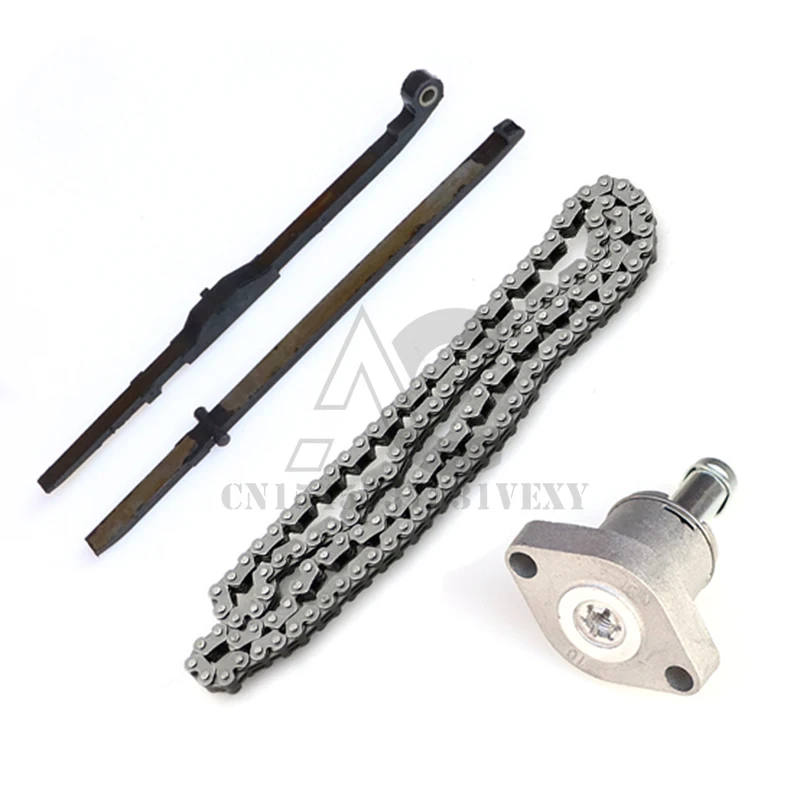 

Motorcycle Timing Chain & Upper & Lower Chain Guide Tensioner For GY6 50cc 139QMB 4 Stroke Cam Scooter Moped ATV Part