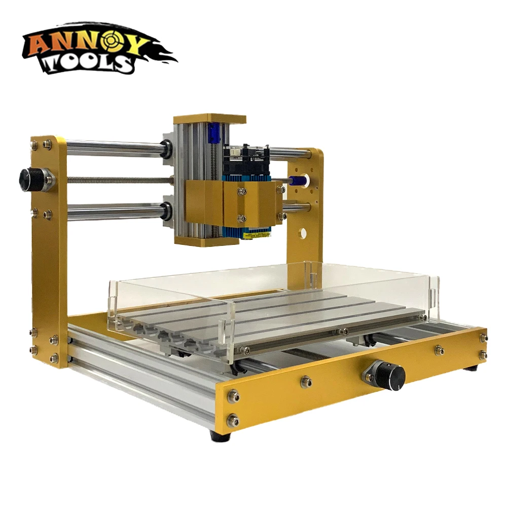 ANNOYTOOLS-Acrílico Dust Baffle para 3018 CNC Routers, Carpintaria Segurança, Acessórios de Proteção Individual