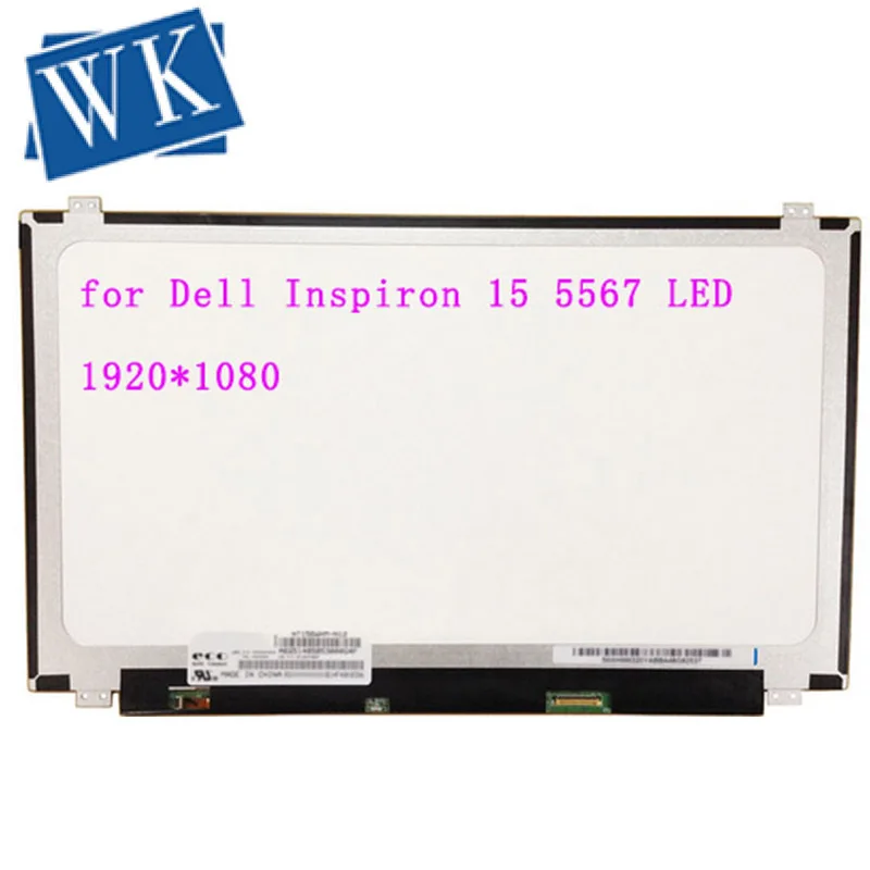 

Для Dell Inspiron 15 5567 7567 P65F P66F3 IPS экран FHD матрица 7000 Gaming 30pin 15,6 "aptop светодиодный дисплей протестирован