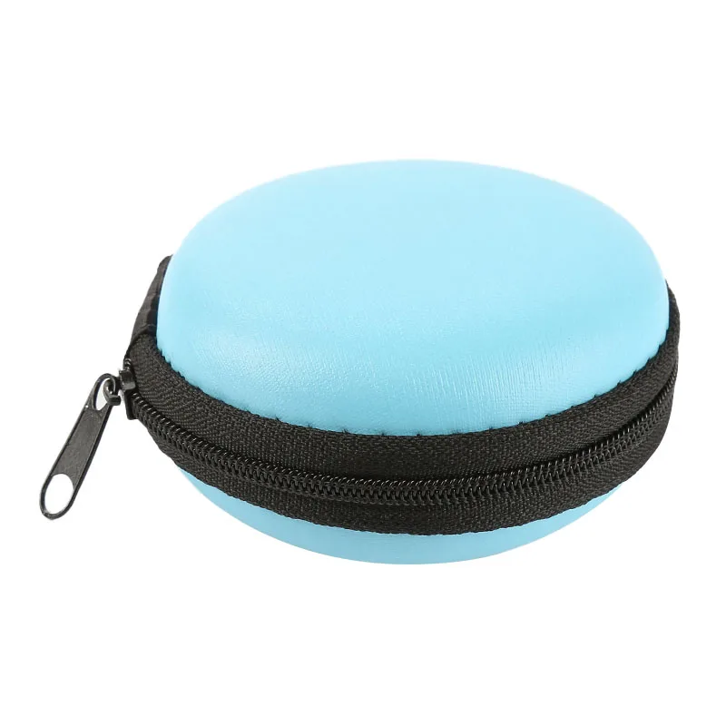 1 Pack Earphone Holder Case Storage Lightweight Carrying Hard Bag Box Case For Wired Earphone Headphone 5 Optional Colors