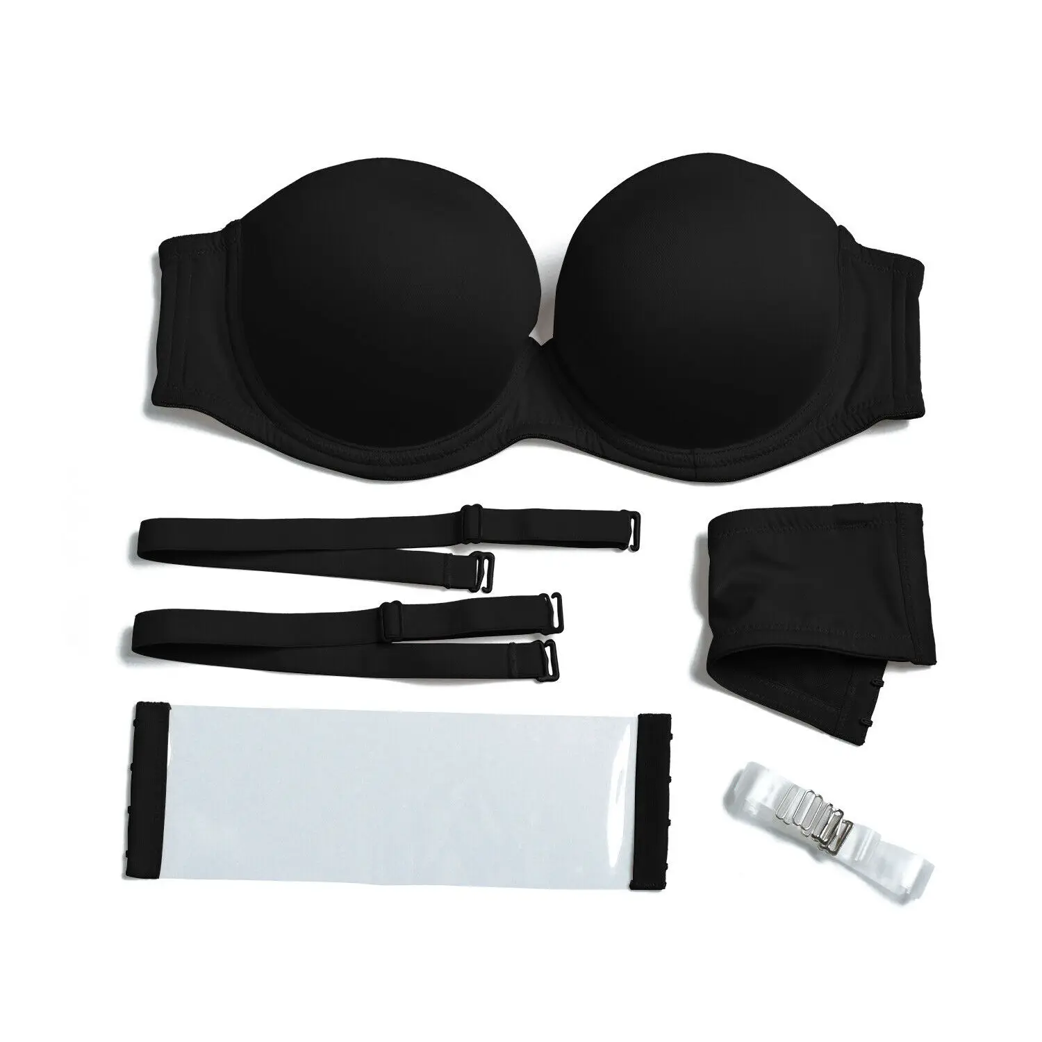 

1/2 Cup Women Sexy Bra Multiway Straps Push Up Bra Unlined Underwire Strapless Halter B C D DD E DDD F G 32 34 36 38 40 42 44 46