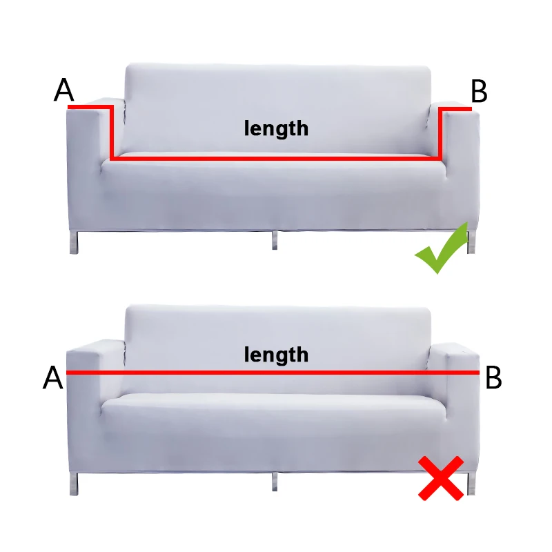 1pc Elastic Sofa Covers for Living Room Solid Color Spandex Sectional Corner Slipcovers Couch Cover L Shape Need Buy 2PCS Cover