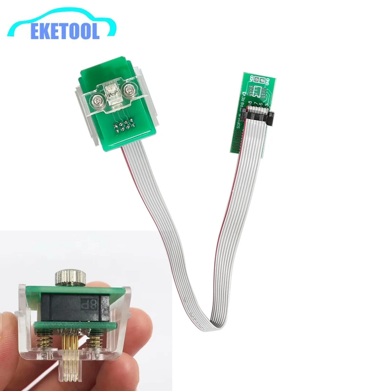 EEPROM Adapter 8Pin Line Clip Soic 8 sop8 test clip Eeprom Clip Socket Clip Supports XPROG V6.12/UPA/Orange/CG PRO 9S12/iProg