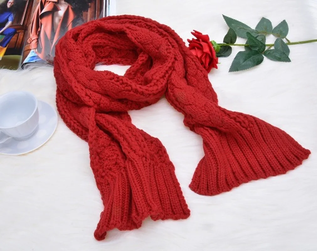 New Female Winter Scarf and Hat 2 Piece Set Plush Ball Beanie Autumn Lady Warm Knitted Cap Vintage Women Bonnet Femme