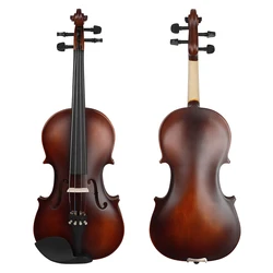 Professional 4/4 Violin Acoustic Solid Wood  Retro Matte Violino Basswood Violin With Case Bow Beginners Musical Instrument Gift