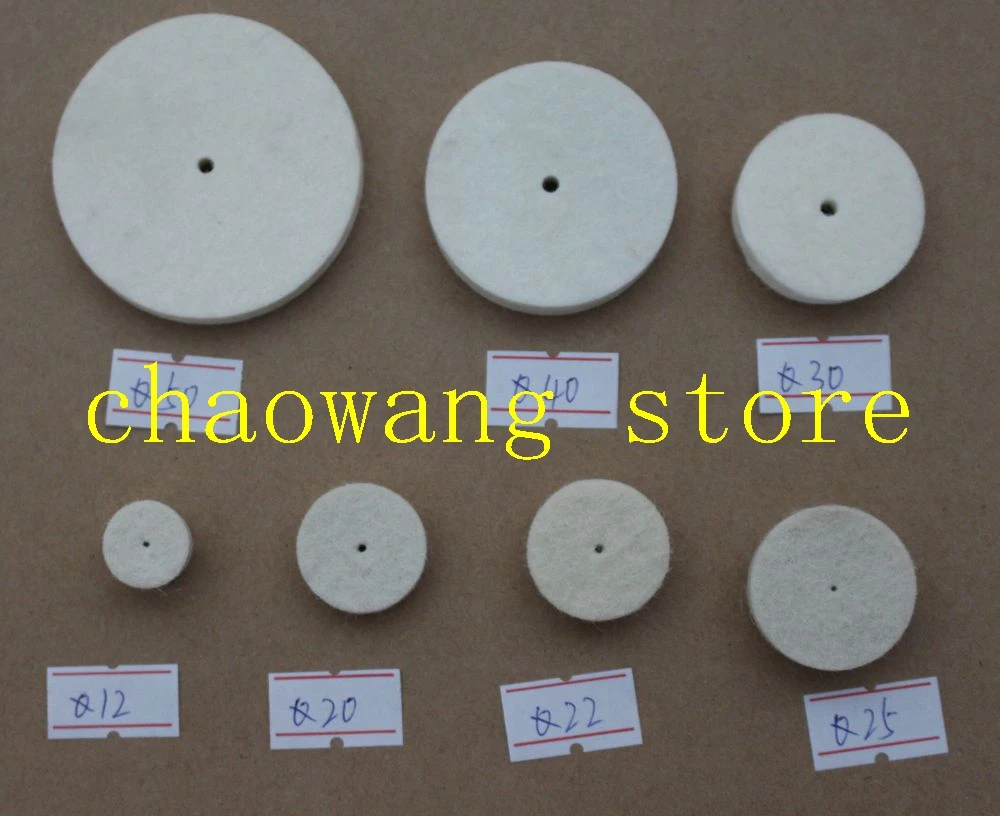 

Rotary Tools and Accessories Wool Felt Polishing Buffing Grinding Wheel 100pcs/bag