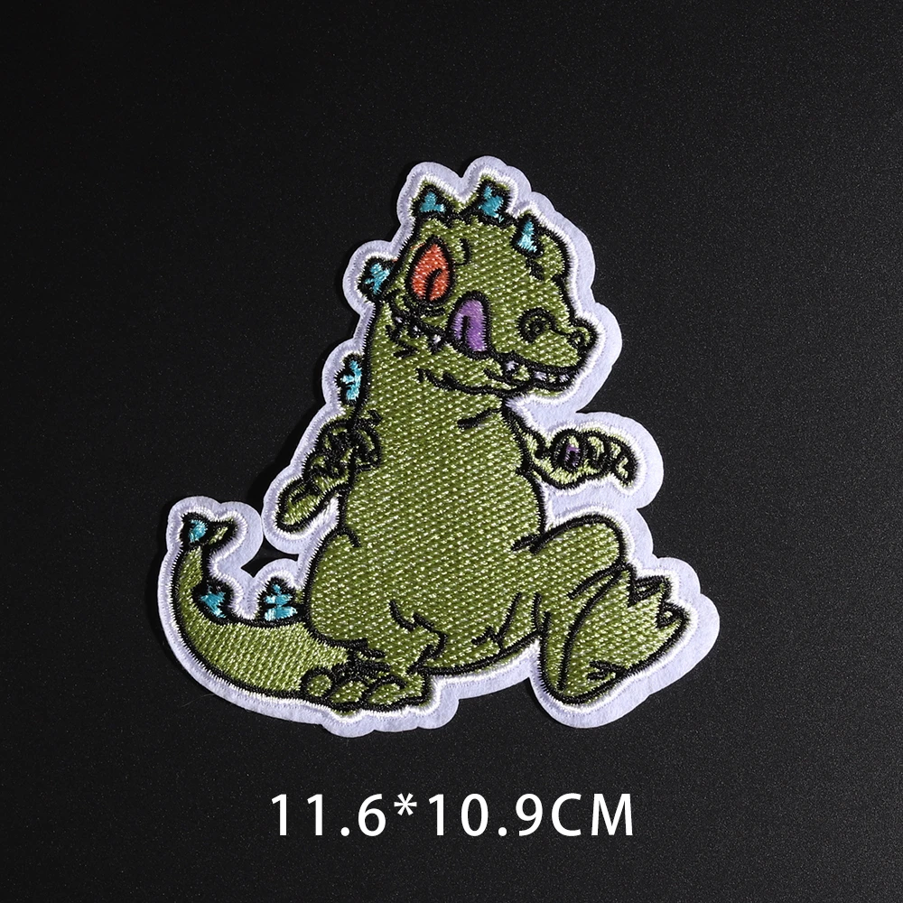 High Quality Embroidery Royal Soldier Fox Head Patches Morale Lion Badge DIY Dinosaur Flower Bus Fashion Garmnet Accessory