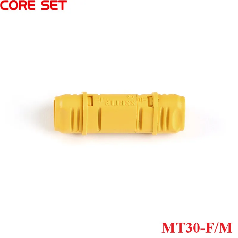 2 Pcs / 1 pair Amass MT30-F/M Connector Plug Female And Male Gold Plated For RC Lipo Battery Parts Quadcopter Multicopter MT30