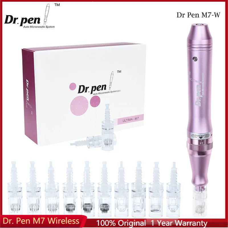 Dr Pen-microagujas M7 inalámbricas, Ultima M7-W Derma, sello automático Original, micro aguja, mesoterapia, herramientas de cuidado Facial