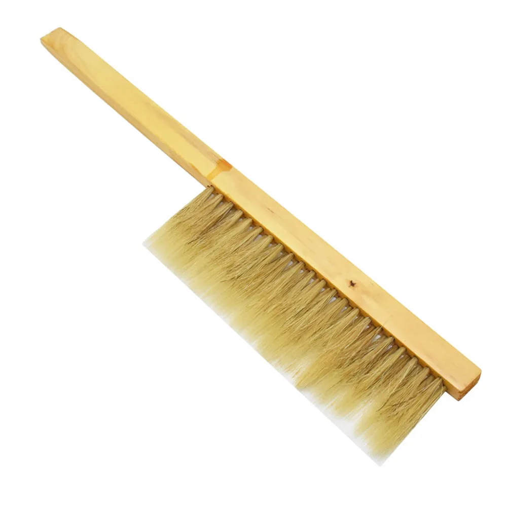 10 Pcs Beekeeping Tools Wood Honey Brush Wasp bee Sweep Two Rows Of Horse Tail Hair New Bee Brush Beekeeping Equipment