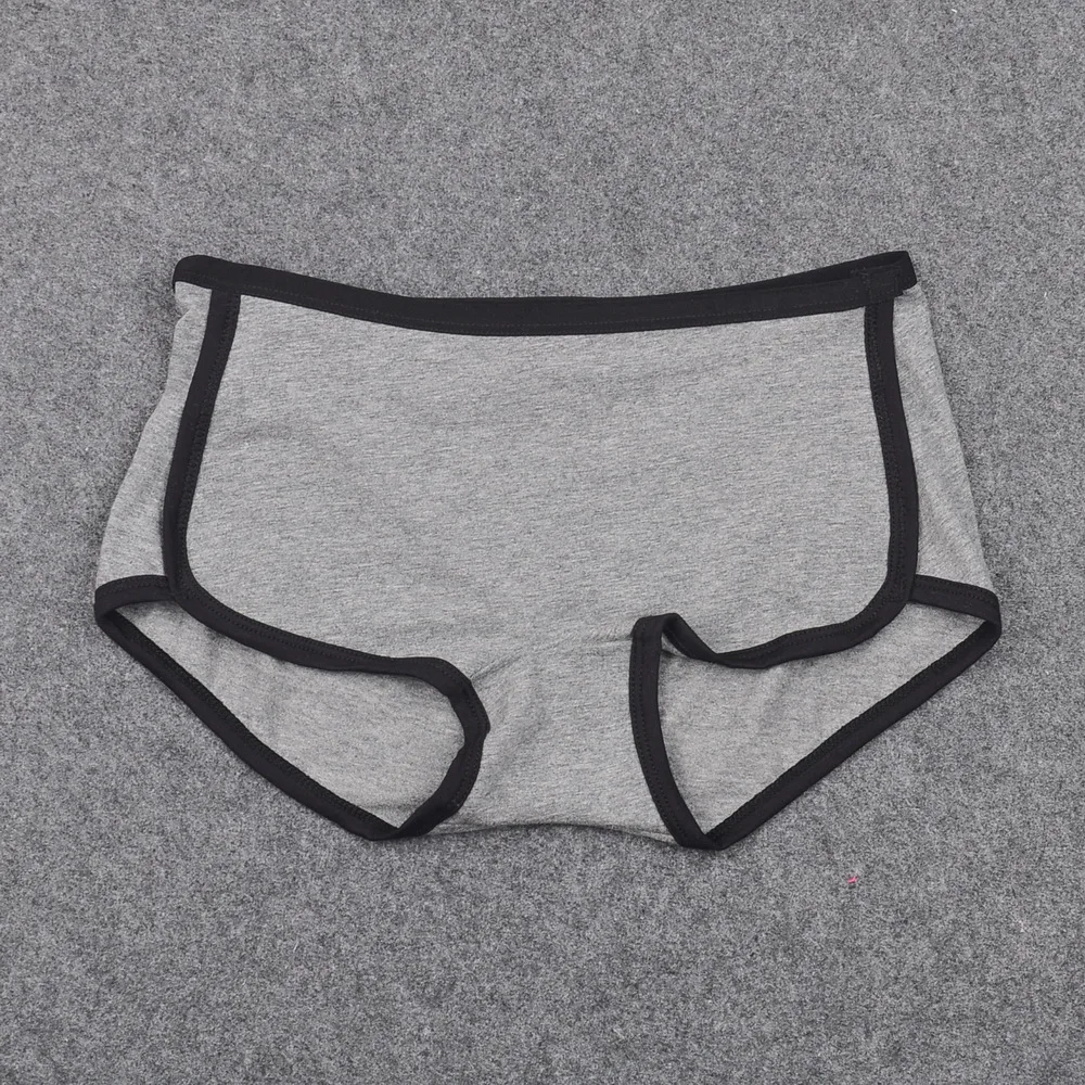 2pcs Set Comfortable Underwear Women Cotton Boyshort Briefs Cute Hipster Girls Sexy Lingerie Boy Shorts Boxer Casual Panties