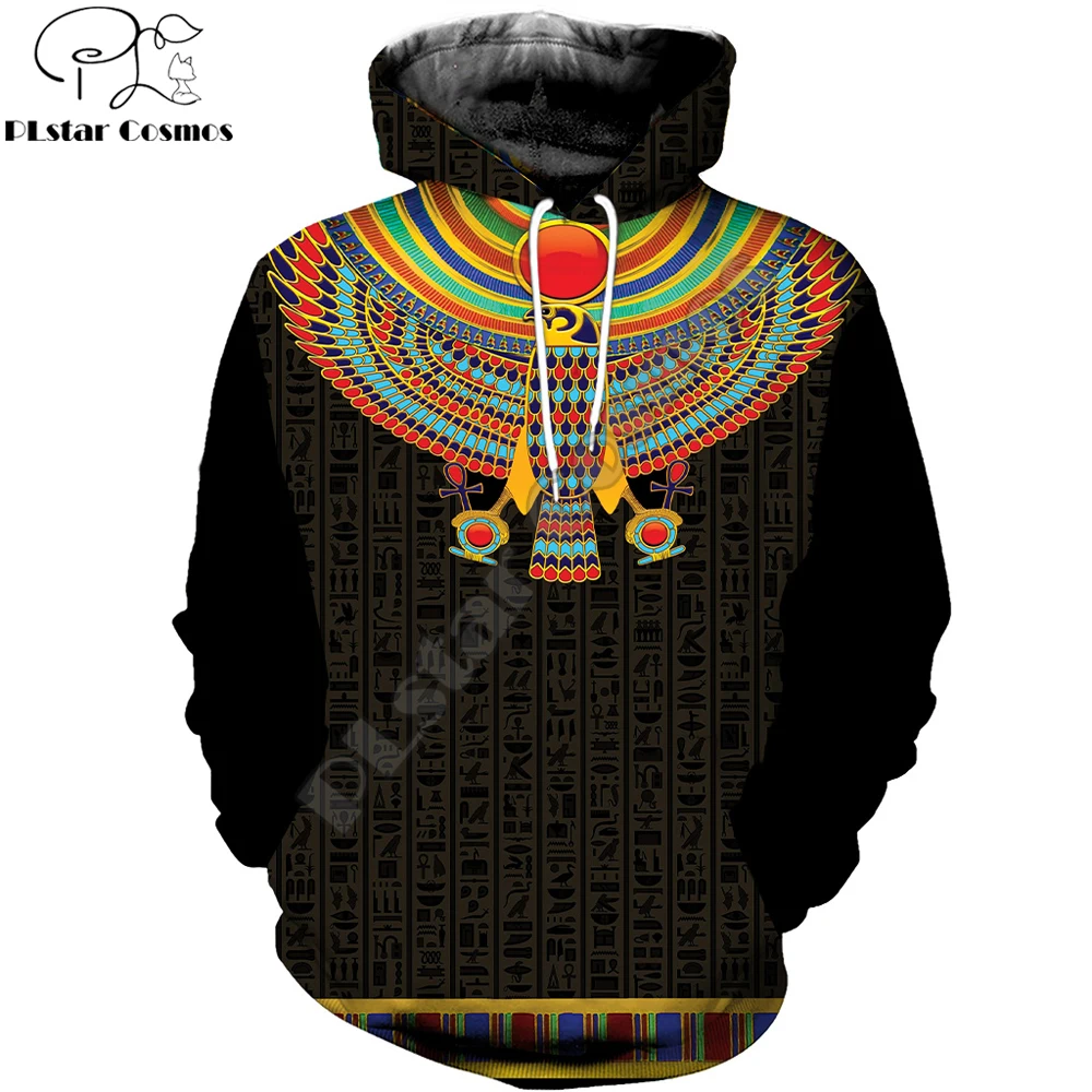 

Egyptian Horus Symbol Art 3D Printed Men Hoodie Harajuku Fashion Hooded Sweatshirt Street Jacket Autumn Unisex hoodies KJ681