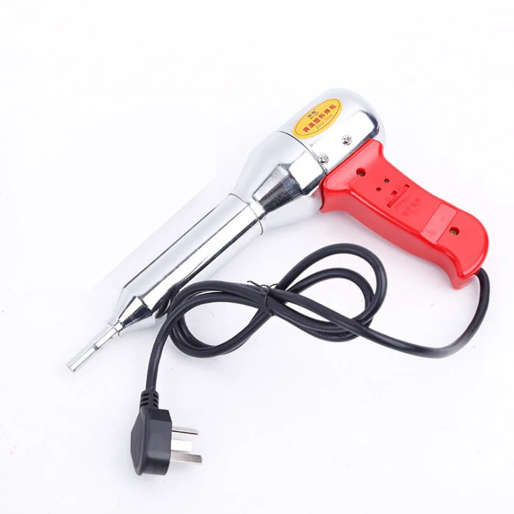 Hot Sale Portable 700W AC 220-240V Red Plastic Hot Air Welding Gun Temperature Heat 100-450 Degree with Ceramic Heater